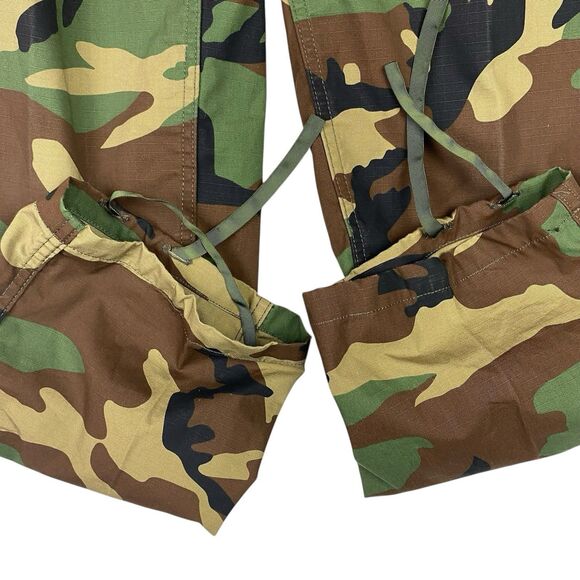 Propper Woodland Camo Ripstop Cargo Pants Men's S/R Military BDU Tactical w/Belt - Picture 4 of 9